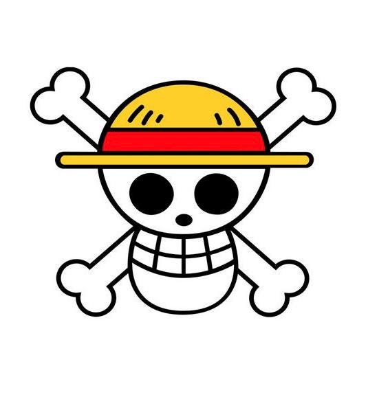 One piece flag 4 colours: white, black, yellow and red