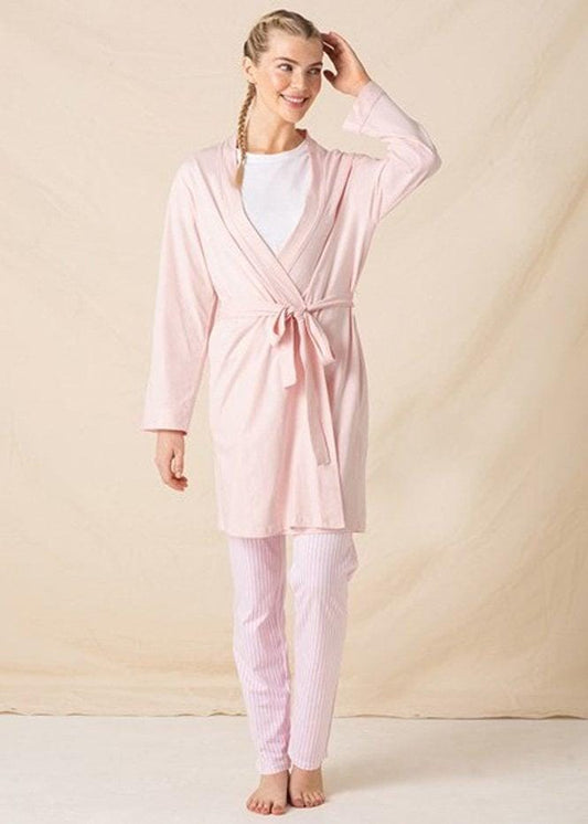 Personalised Bride Robe – Custom Name Cotton Kimono Wedding Gift | The Bunny Hat