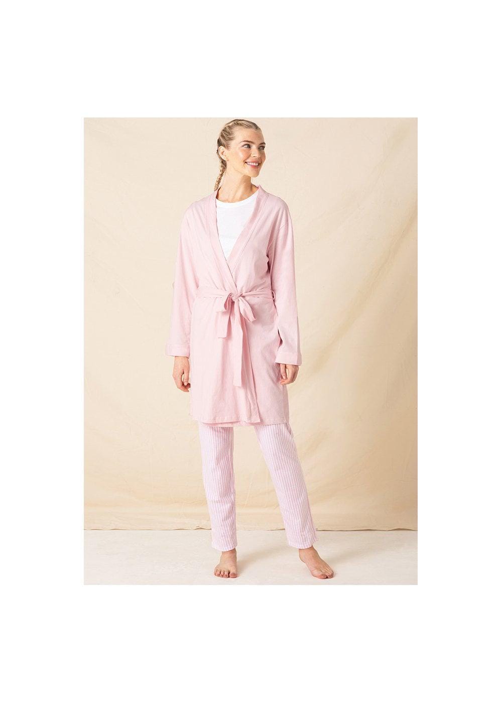 Personalized Bride Robe – Custom Name Cotton Kimono Robe – Wedding Gift Robe for Bridesmaids – Embroidered Women's Dressing Gown