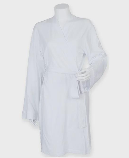 Personalized Bride Robe – Custom Name Cotton Kimono Robe – Wedding Gift Robe for Bridesmaids – Embroidered Women's Dressing Gown