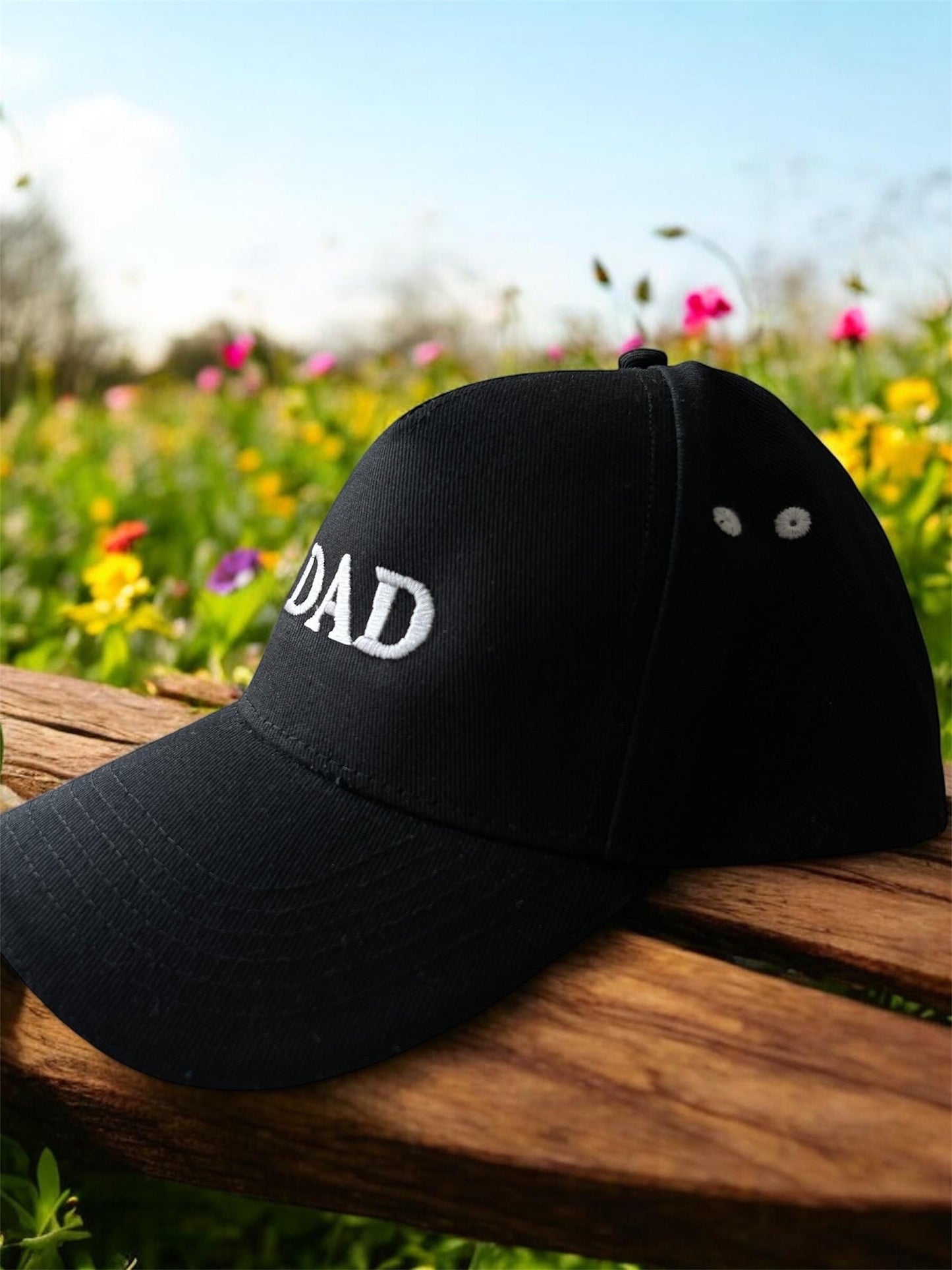 Personalised Embroidered Dad Sun Cap – Custom Baseball Hat for Men – Gift for Dad or Grandad