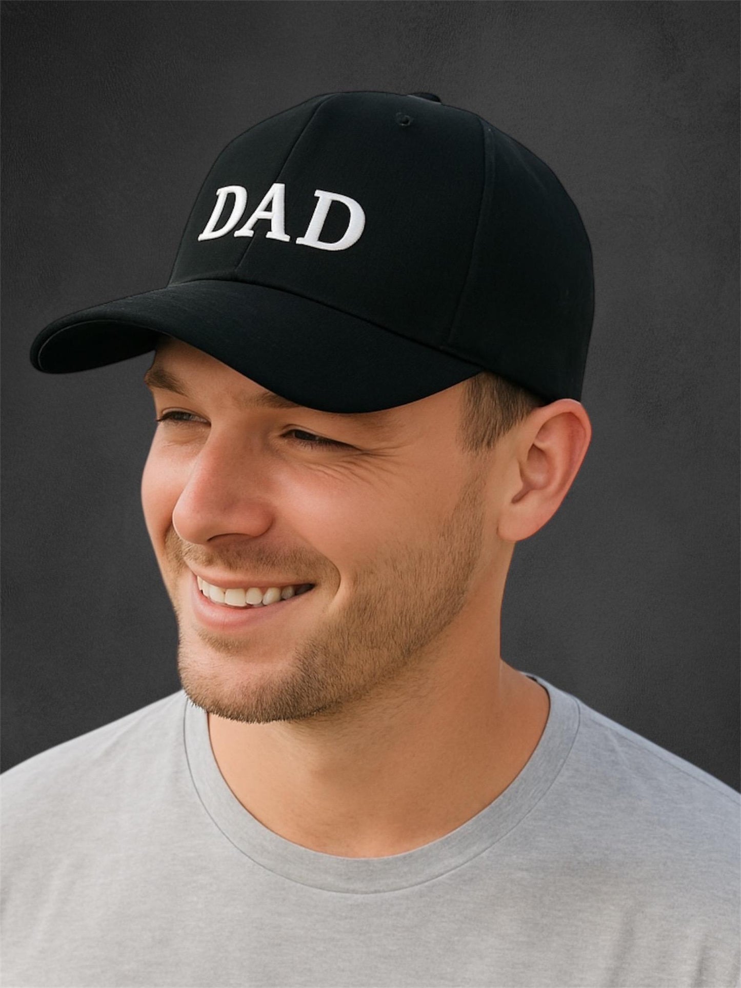 Personalised Embroidered Dad Sun Cap – Custom Baseball Hat for Men – Gift for Dad or Grandad