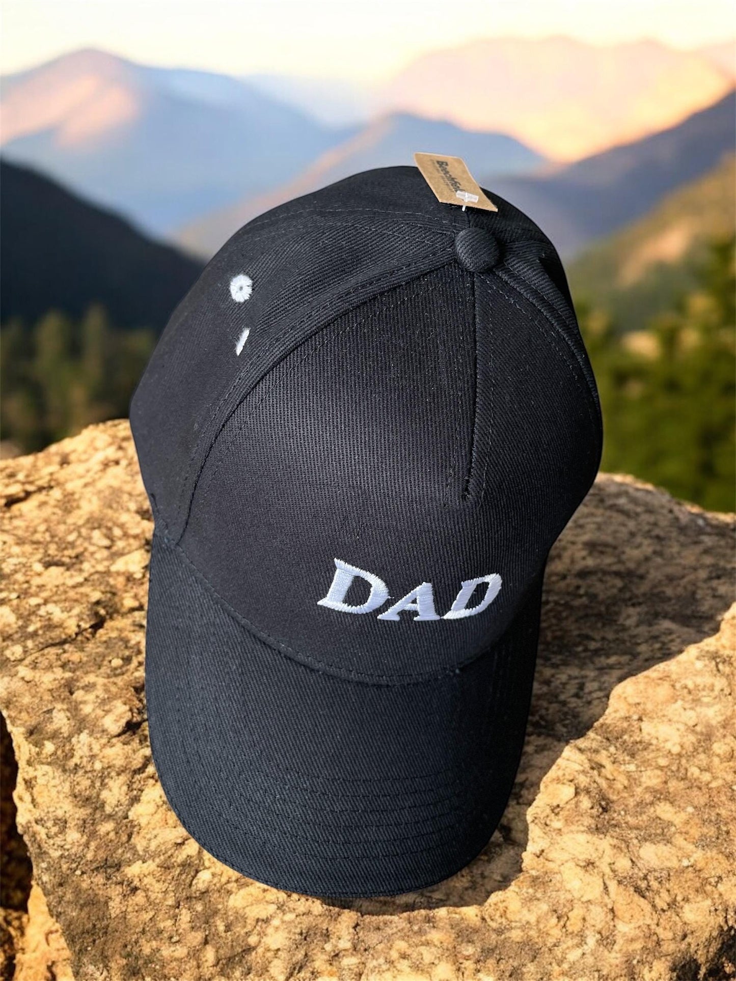 Personalised Embroidered Dad Sun Cap – Custom Baseball Hat for Men – Gift for Dad or Grandad