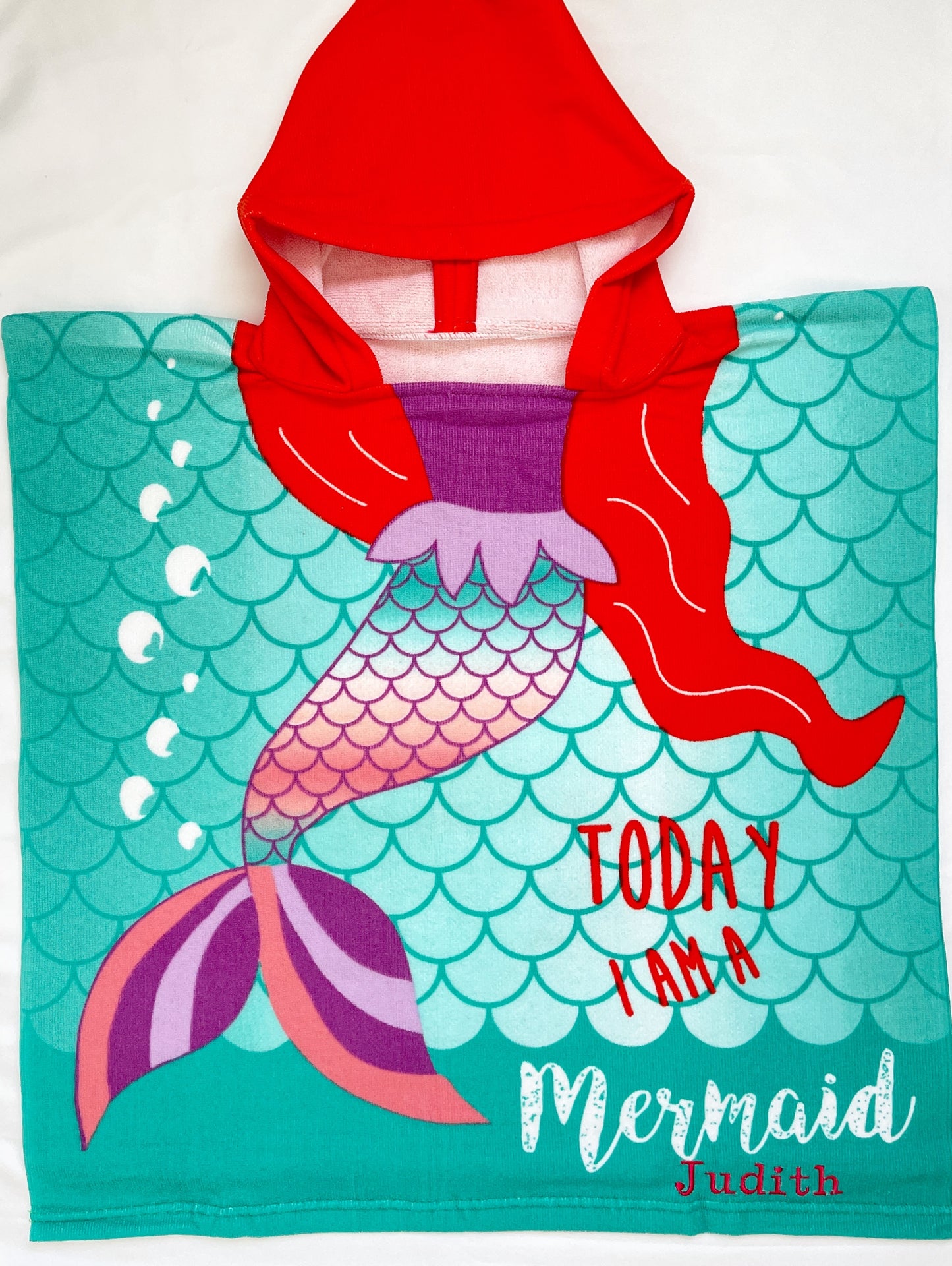 Kids Hooded Poncho Towel – Quick-Dry Microfibre Wrap for Beach & Pool | The Bunny Hat