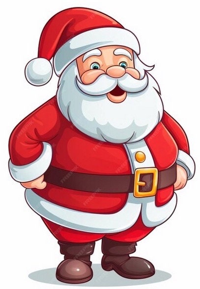 Santa Claus Embroidery Design – Digital Files Available to download.