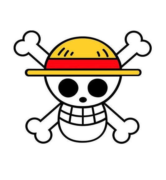 One piece flag 4 colours: white, black, yellow and red