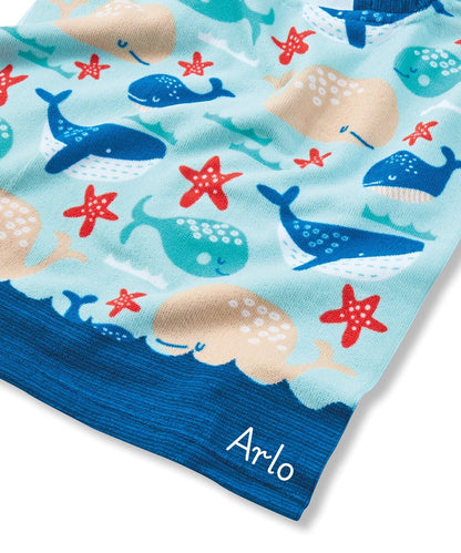 Kids Hooded Poncho Towel – Quick-Dry Microfibre Beach Towel –TV and Celebrity Theme  Soft, Absorbent & Fun for Boys and Girls