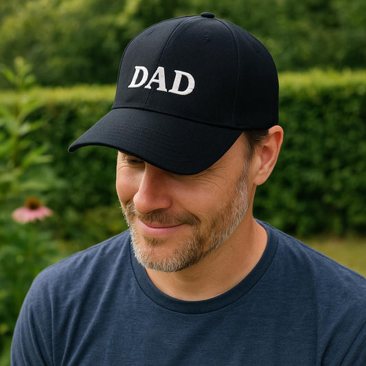 Personalised Embroidered Dad Sun Cap – Custom Baseball Hat for Men – Gift for Dad or Grandad
