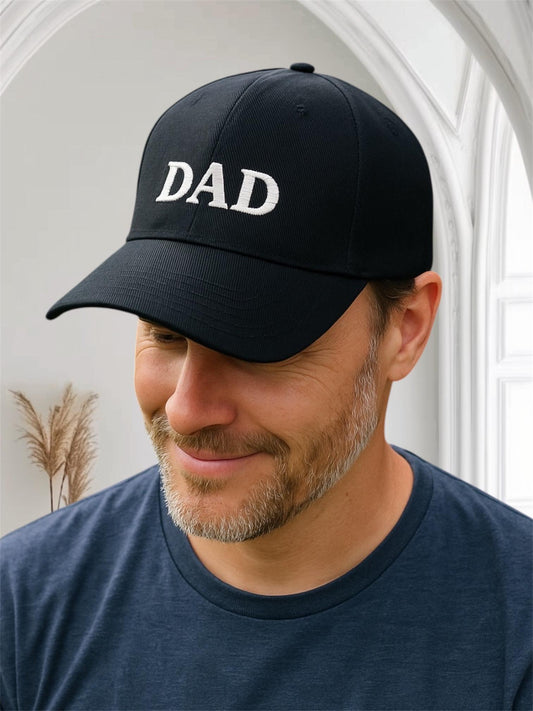 Personalised Embroidered Dad Sun Cap – Custom Baseball Hat for Men – Gift for Dad or Grandad