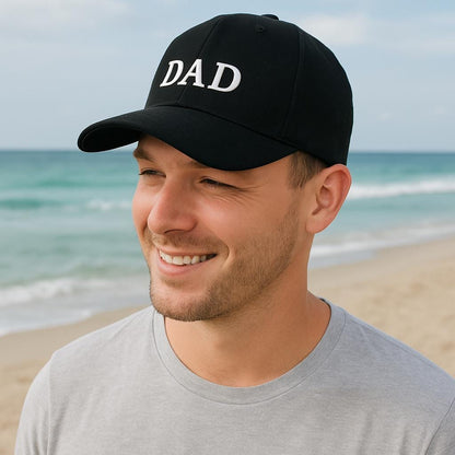 Personalised Embroidered Dad Sun Cap – Custom Baseball Hat for Men – Gift for Dad or Grandad